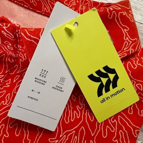 All In Motion Men’s Orange Collared Short Sleeve Polo Shirt Large NWT Target - Picture 9 of 15